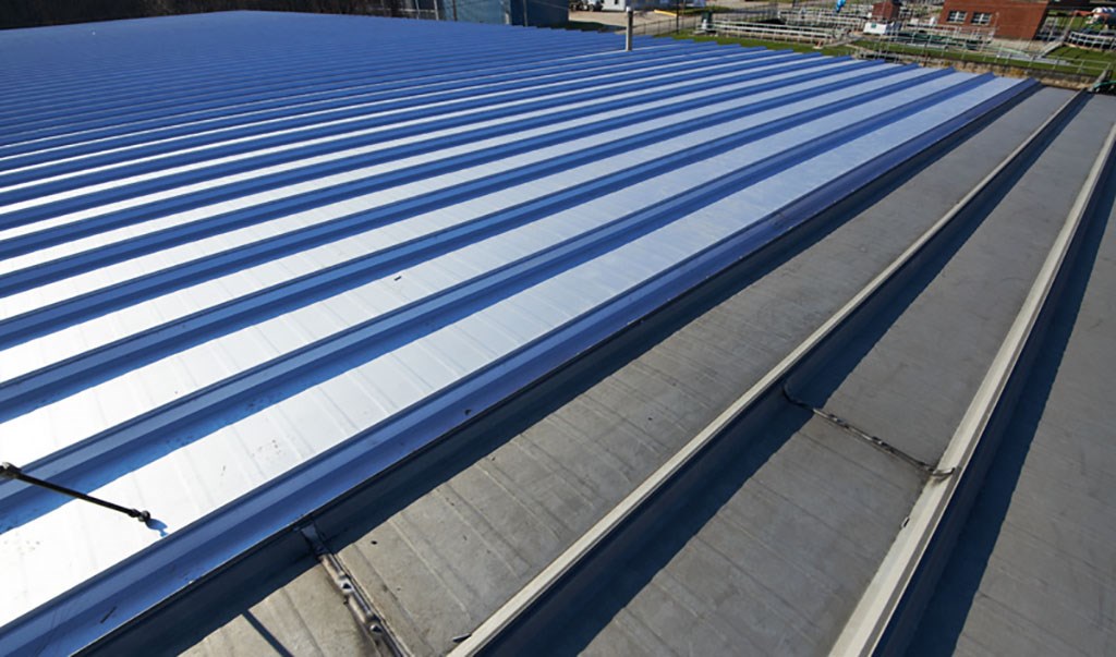 Replace standing-seam metal roof